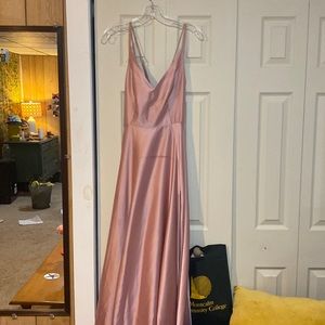 pink prom dress